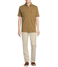 Cremieux Blue Label Cape Town Collection Solid Short Sleeve Polo Shirt