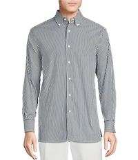 Cremieux Blue Label St. Tropez Collection Stripe Long Sleeve Woven Shirt