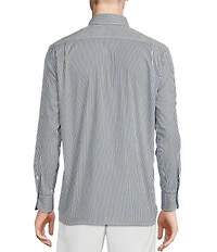 Cremieux Blue Label St. Tropez Collection Stripe Long Sleeve Woven Shirt