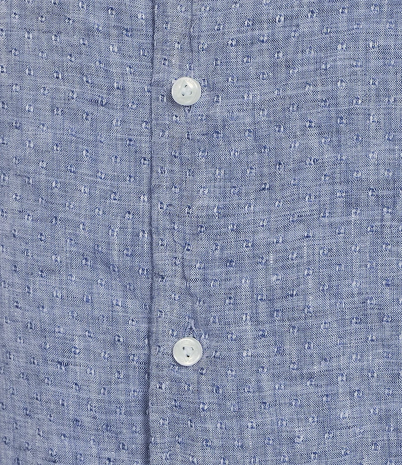 Cremieux Blue Label St. Tropez Solid Linen Long Sleeve Woven Shirt