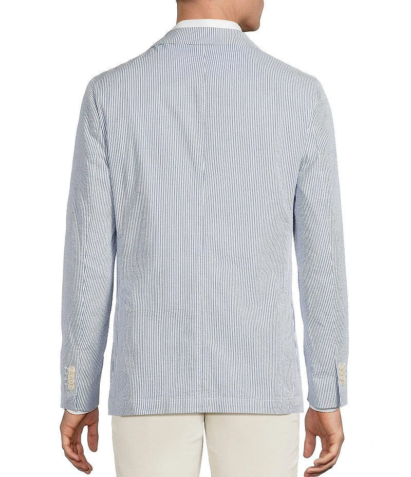 Cremieux Blue Label Seersucker Stripe Blazer
