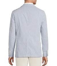 Cremieux Blue Label Seersucker Stripe Blazer