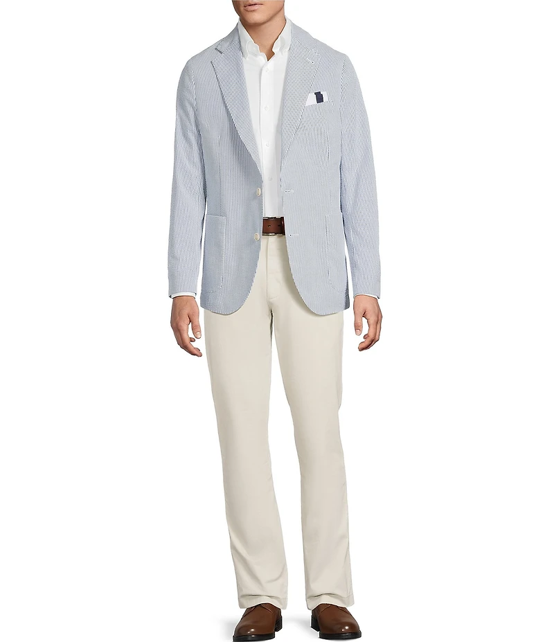 Cremieux Blue Label Seersucker Stripe Blazer