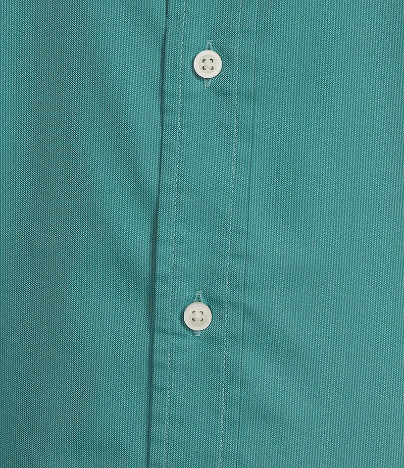 Cremieux Blue Label Short Sleeve Button Down Performance BRRR Solid Woven Shirt