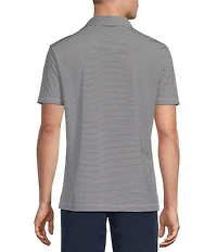 Cremieux Blue Label Performance Stretch Stripe Short Sleeve Polo