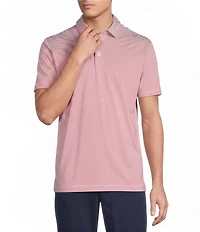 Cremieux Blue Label Performance Stretch Stripe Short Sleeve Polo