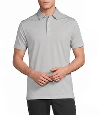 Cremieux Blue Label Performance Stretch Stripe Short Sleeve Polo