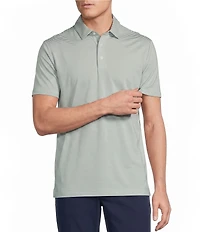 Cremieux Blue Label Performance Stretch Stripe Short Sleeve Polo
