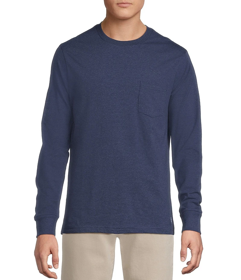 Cremieux Blue Label Slim Fit Pocket Crew Neck Long Sleeve T-Shirt