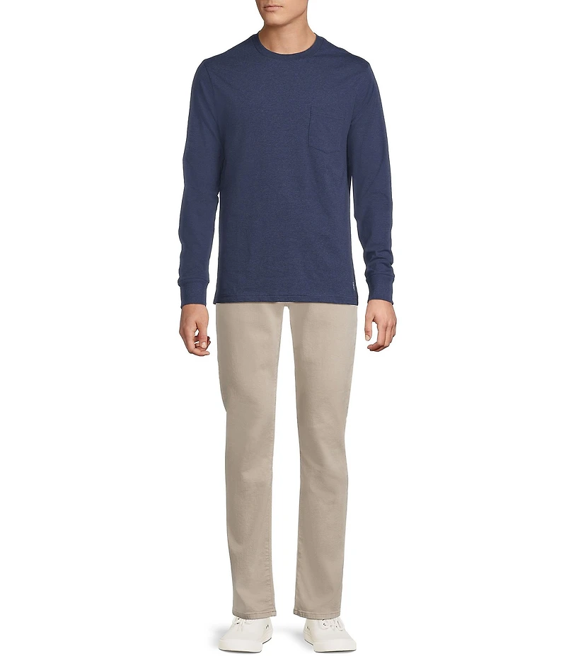 Cremieux Blue Label Slim Fit Pocket Crew Neck Long Sleeve T-Shirt