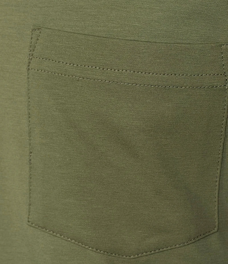 Cremieux Blue Label Slim Fit Pocket Crew Neck Long Sleeve T-Shirt