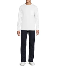 Cremieux Blue Label Slim Fit Pocket Crew Neck Long Sleeve T-Shirt