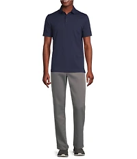 Cremieux Blue Label Tailored Fit Solid Short Sleeve Polo Shirt