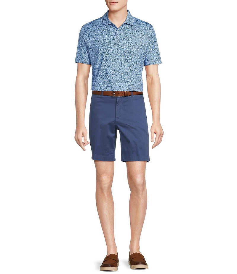 Cremieux Blue Label Slim Fit Stretch Floral Print Polo Shirt