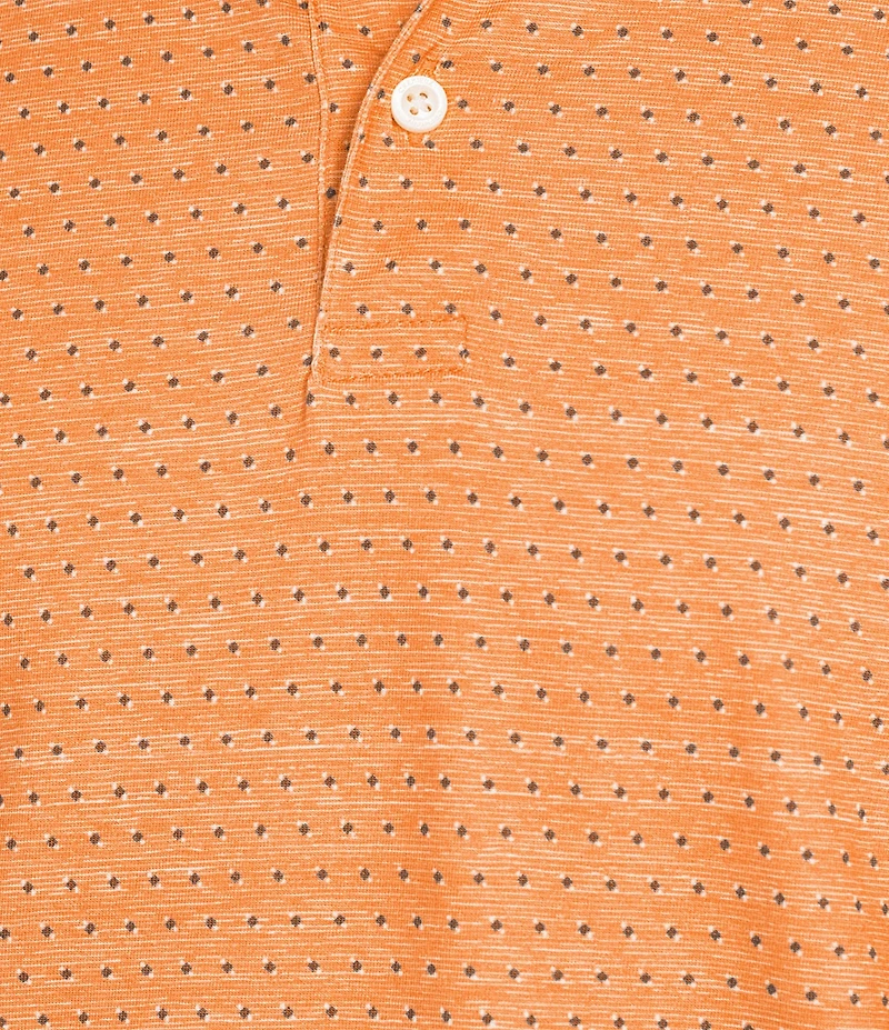 Cremieux Blue Label Slim Fit Stretch Geometric Print Short Sleeve Polo Shirt
