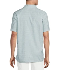Cremieux Blue Label Slub Geo Short Sleeve Woven Shirt