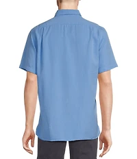 Cremieux Blue Label Slub Twill Short Sleeve Woven Shirt