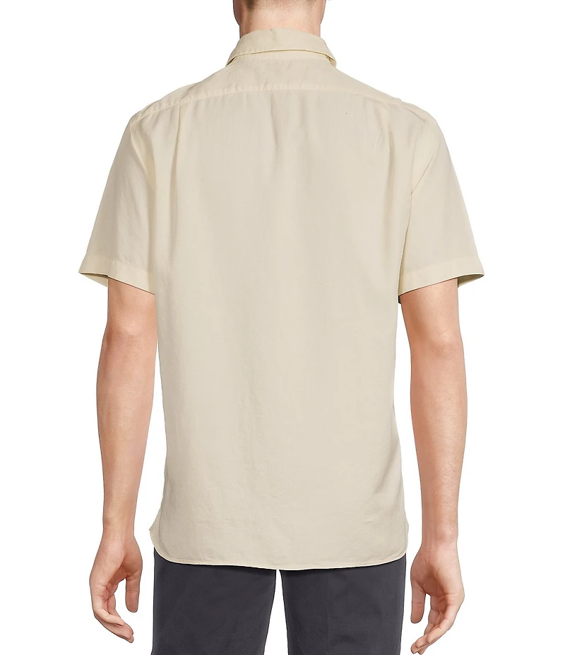 Cremieux Blue Label Slub Twill Short Sleeve Woven Shirt