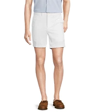 Cremieux Blue Label Soho Tailored Fit Flat Front Comfort Stretch 7#double; Inseam Shorts