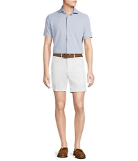 Cremieux Blue Label Soho Tailored Fit Flat Front Comfort Stretch 7#double; Inseam Shorts