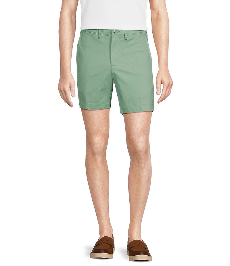 Cremieux Blue Label Soho Tailored Fit Flat Front Comfort Stretch 7#double; Inseam Shorts