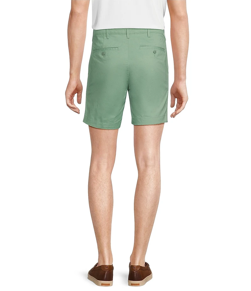 Cremieux Blue Label Soho Tailored Fit Flat Front Comfort Stretch 7#double; Inseam Shorts