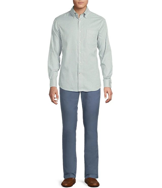 Cremieux Blue Label Soho Slim Fit Flat Front Pigment Dyed Pants at