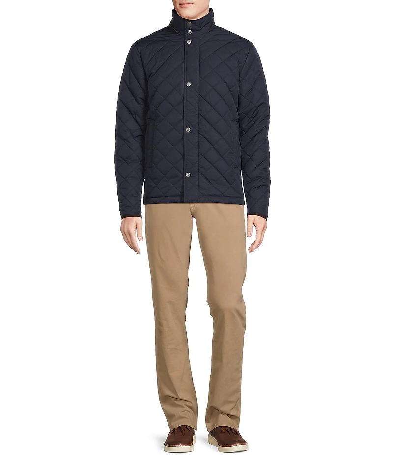 Cremieux Blue Label CMX 5-Pocket Tailored-Fit Sateen Stretch Pants