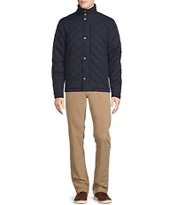Cremieux Blue Label CMX 5-Pocket Tailored-Fit Sateen Stretch Pants