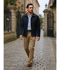 Cremieux Blue Label CMX 5-Pocket Tailored-Fit Sateen Stretch Pants