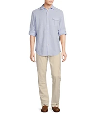 Cremieux Blue Label CMX 5-Pocket Tailored-Fit Sateen Stretch Pants