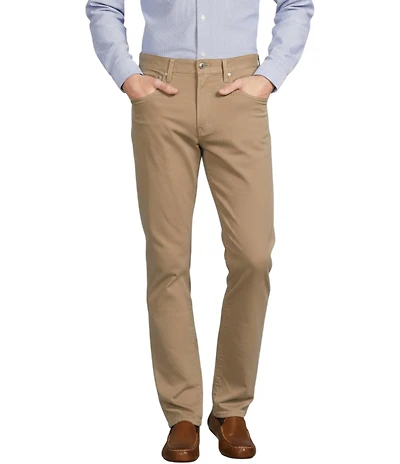 Cremieux Blue Label CMX 5-Pocket Tailored-Fit Sateen Stretch Pants