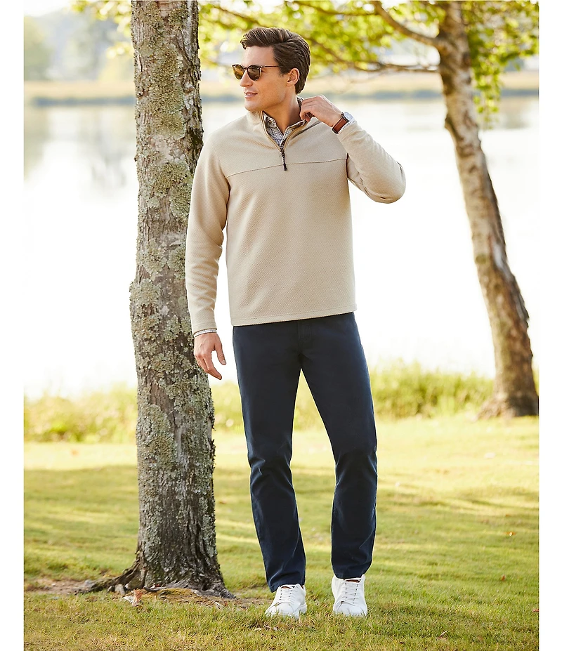 Cremieux Blue Label CMX 5-Pocket Tailored-Fit Sateen Stretch Pants