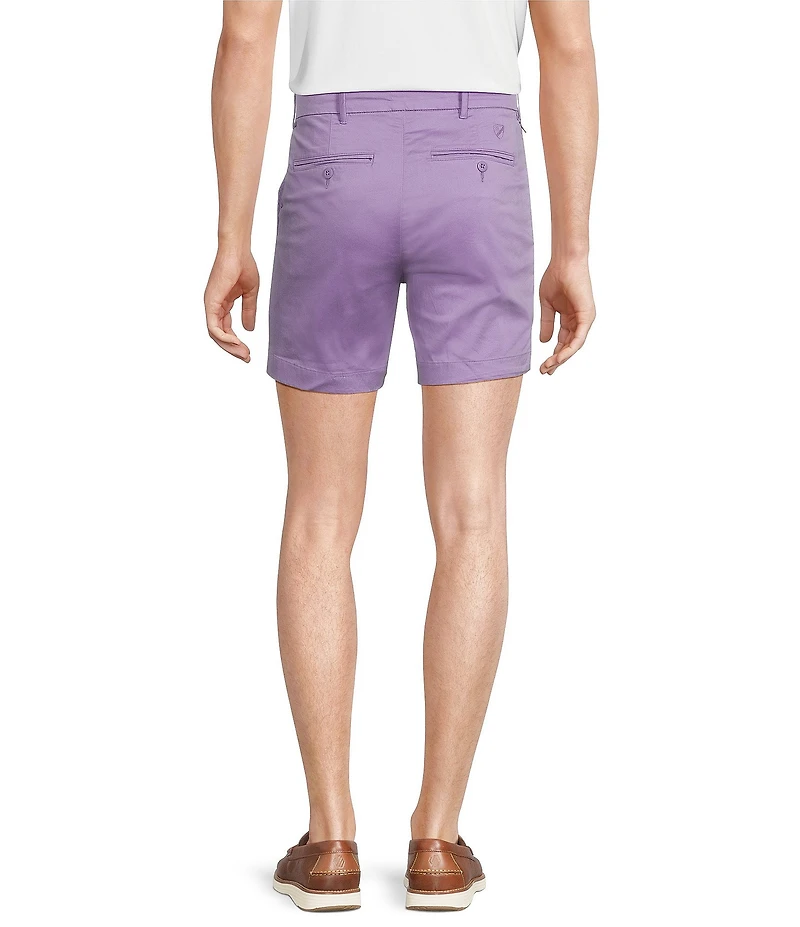 Cremieux Blue Label Soho Tailored Fit Garment-Dyed 6#double; Inseam Shorts