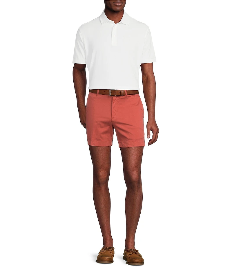 Cremieux Blue Label Soho Tailored Fit Garment-Dyed 6#double; Inseam Shorts