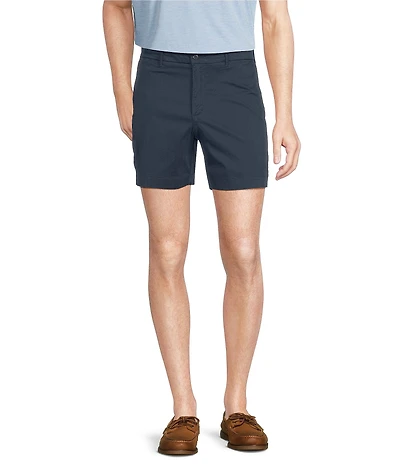 Cremieux Blue Label Soho Tailored Fit Garment-Dyed 6#double; Inseam Shorts