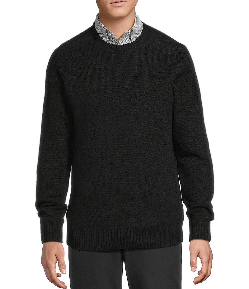 Cremieux Blue Label Solid Cashmere Crewneck Sweater