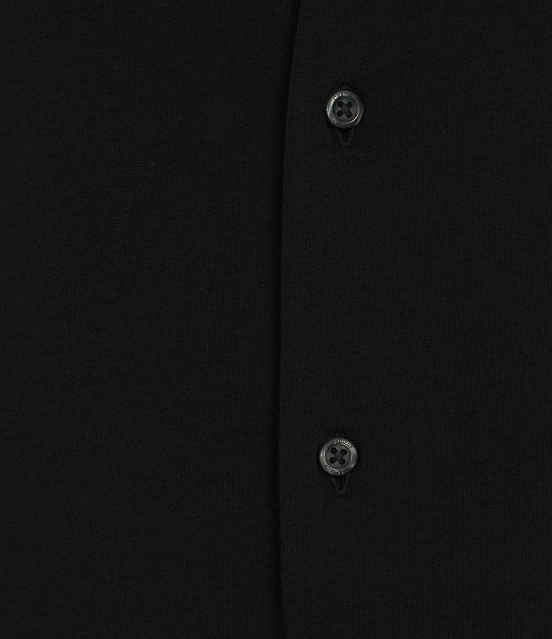 Cremieux Blue Label Solid Coat Front Short Sleeve Shirt