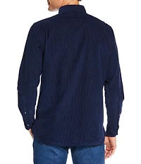 Cremieux Blue Label Solid Corduroy Long Sleeve Woven Shirt