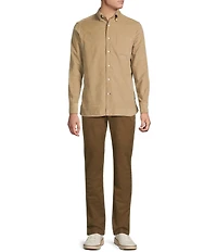 Cremieux Blue Label Solid Corduroy Long Sleeve Woven Shirt