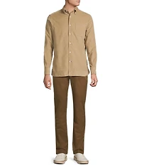 Cremieux Blue Label Solid Corduroy Long Sleeve Woven Shirt