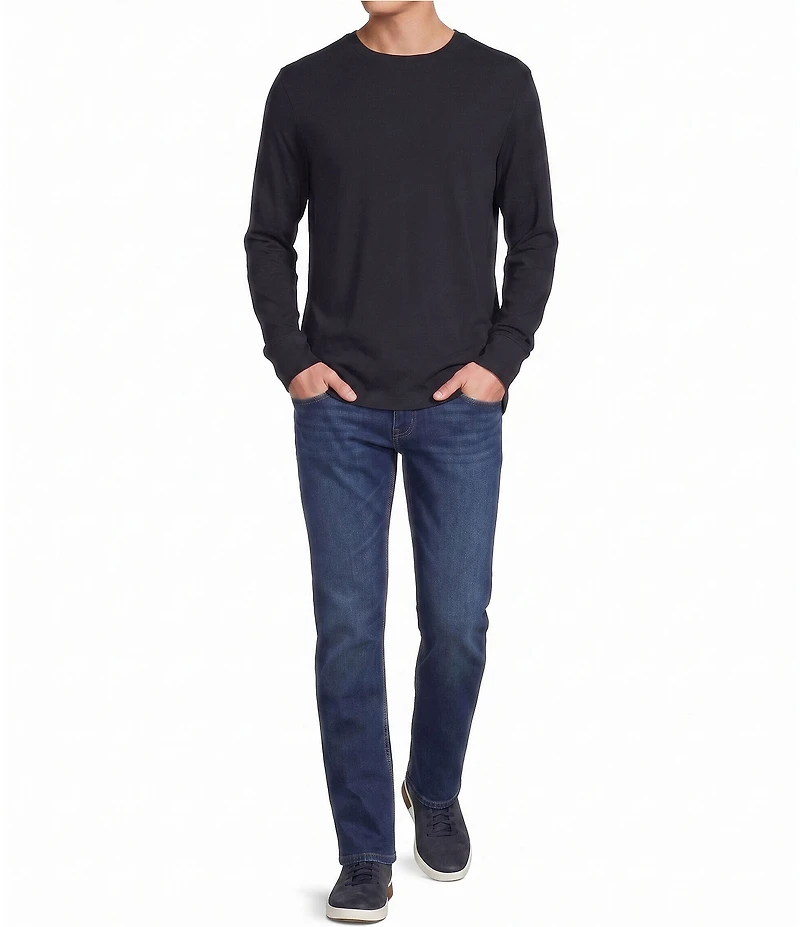 Cremieux Blue Label Solid Crew Long Sleeve T-Shirt