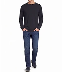 Cremieux Blue Label Solid Crew Long Sleeve T-Shirt