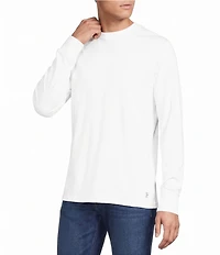 Cremieux Blue Label Solid Crew Long Sleeve T-Shirt
