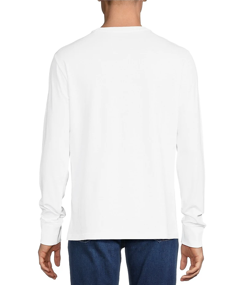 Cremieux Blue Label Solid Crew Long Sleeve T-Shirt