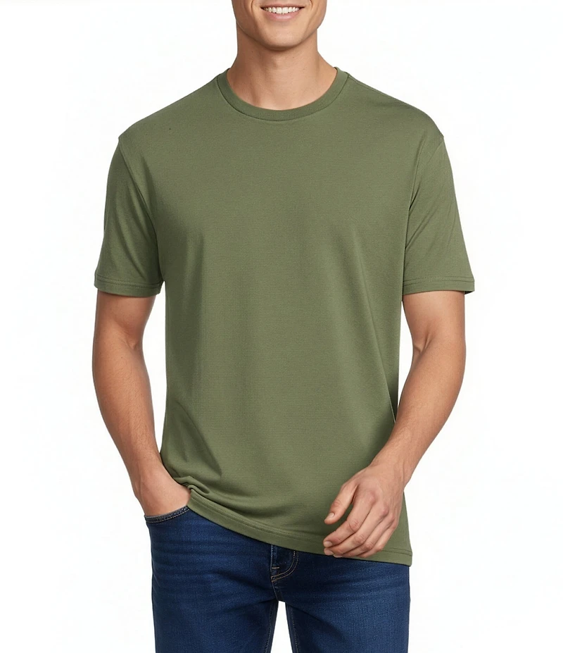 Cremieux Blue Label Solid Crewneck Short Sleeve T-Shirt