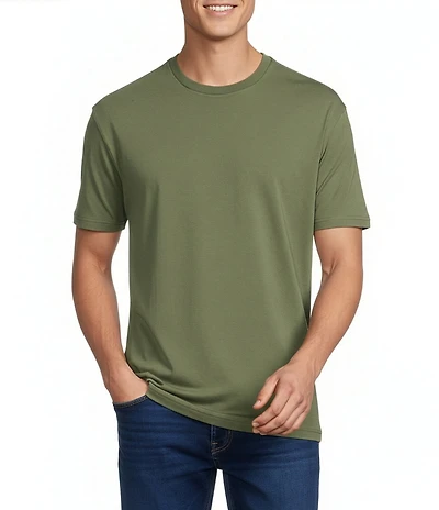 Cremieux Blue Label Solid Crewneck Short Sleeve T-Shirt