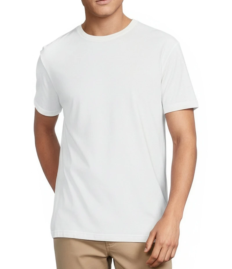 Cremieux Blue Label Solid Crew Neck Short Sleeve T-Shirt