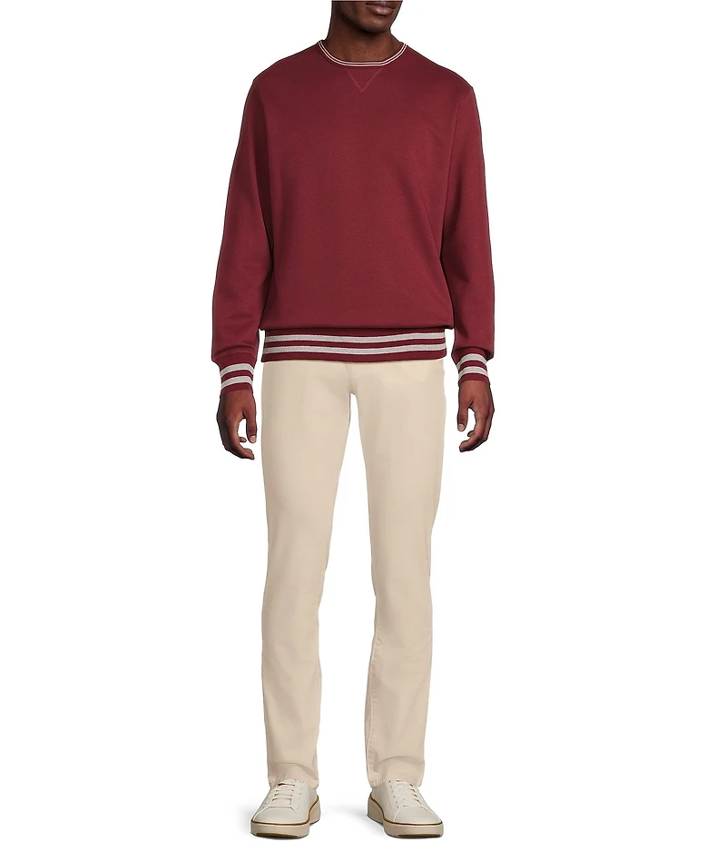 Cremieux Blue Label Solid Fleece Crewneck Sweatshirt