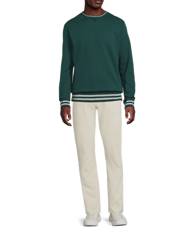 Cremieux Blue Label Solid Fleece Crewneck Sweatshirt